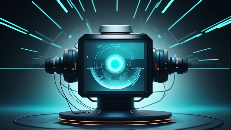 YouTubeショートが映像解析によってジャンルを判定する仕組みを表した抽象的なイラスト。AIの脳と動画フレームをつないだ分析イメージ。
